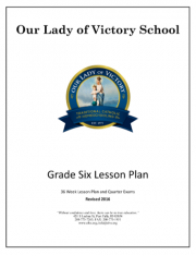 Lesson Plans – Grade 06 (Bundle)